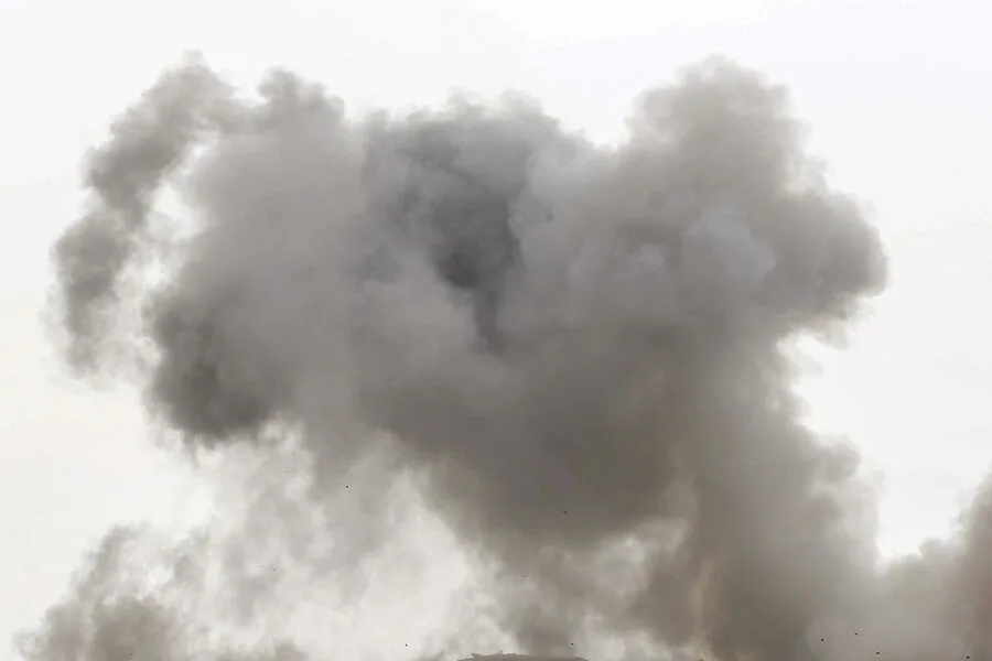 Russia intercepts three Ukrainian drones over Smolensk, one ignites home.