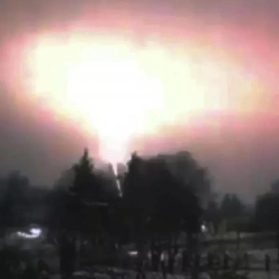 Russia intercepts three Ukrainian drones over Smolensk, one ignites home.
