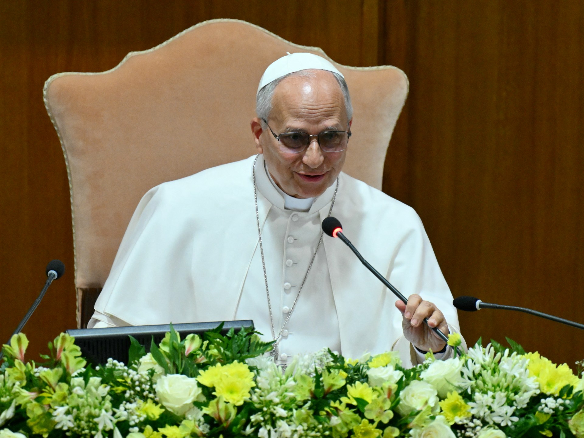 Pope Leo XIV warns AI must be disarmed to prevent new slavery.