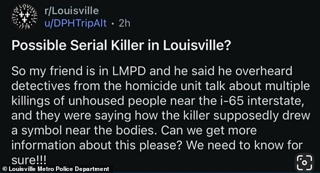 Louisville SWAT kills homeless hunter Michael Hristov during warrant service.