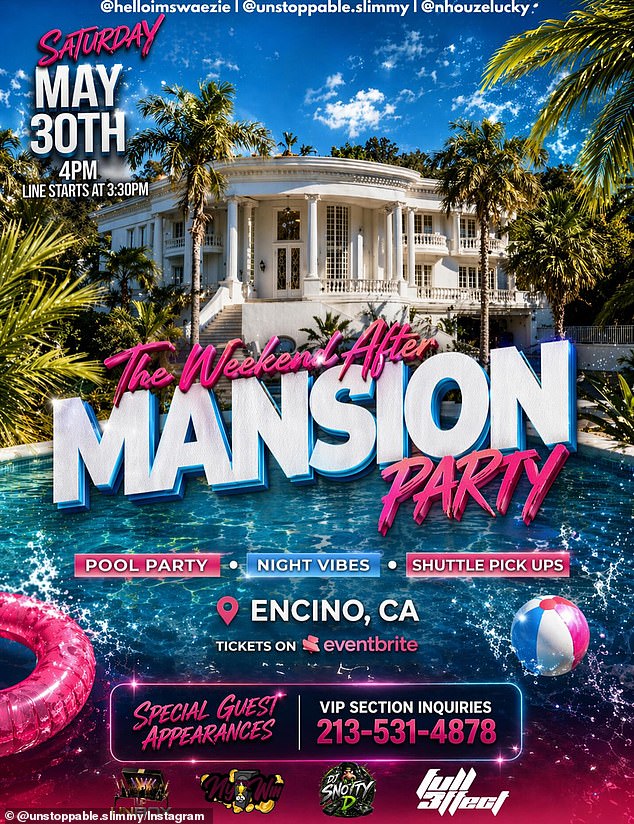Encino mansion hosts chaotic parties with marijuana smoke drifting into neighbors' backyards.