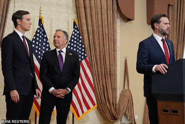 Jared Kushner returns from Iran as civilian proxy for Trump's foreign policy.