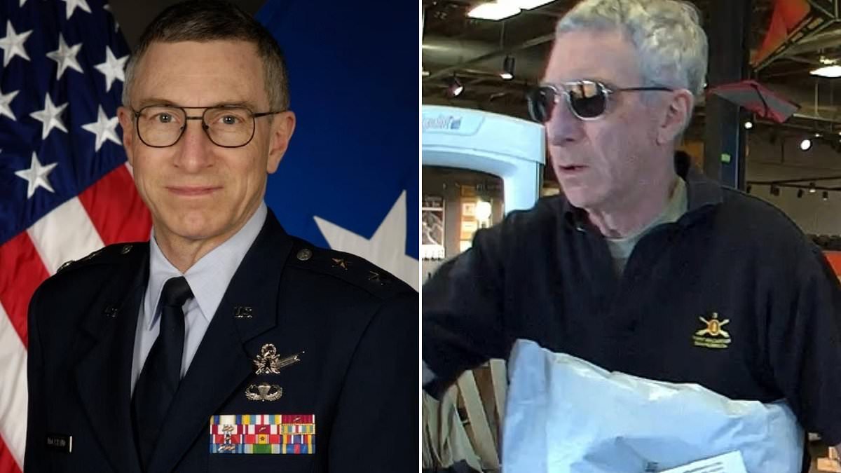 New photo shows General McCasland leaving New Mexico store day before vanishing.