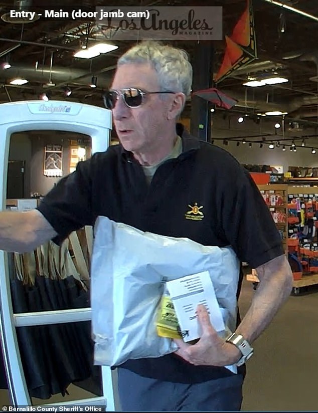 New photo shows General McCasland leaving New Mexico store day before vanishing.