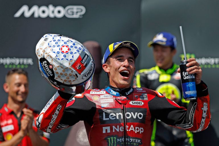 Marc Marquez wins Czech GP and closes championship gap on Ducati