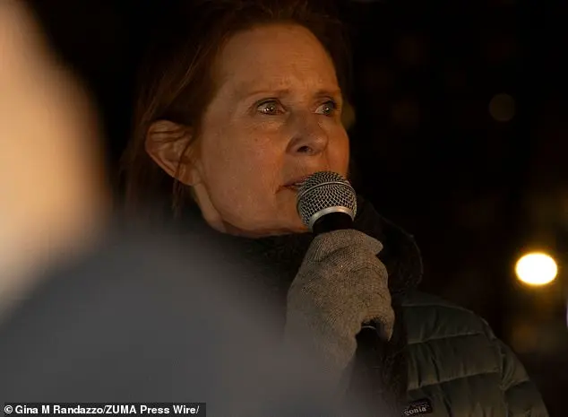 Cynthia Nixon speaks out in support of transgender youth during protest