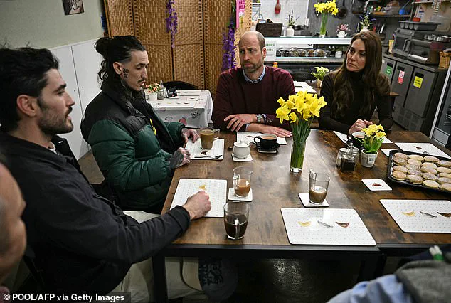 Duke and Duchess of Cambridge cheer on local residents during Storm Darragh