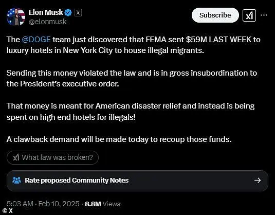Elon Musk hints at next target of Department of Government Efficiency