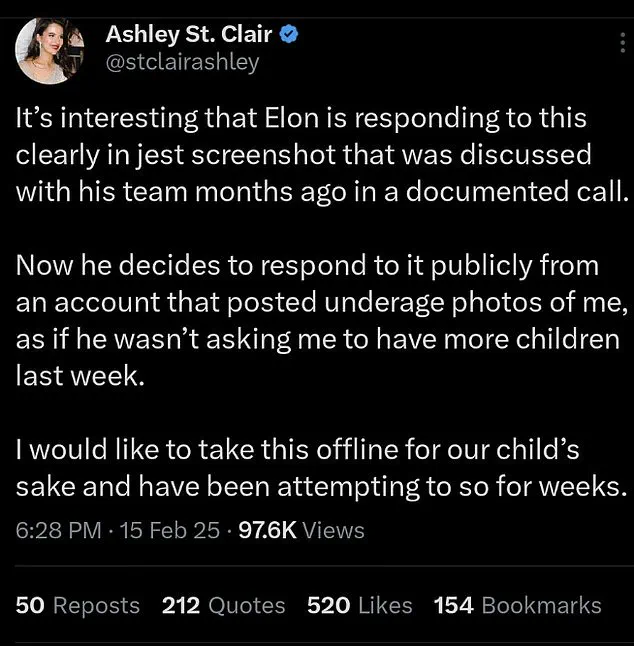 Elon Musk's baby mama reveals new photos supporting her story