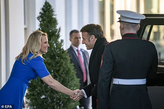 French President Emmanuel Macron Meets Donald Trump in Washington D.C.