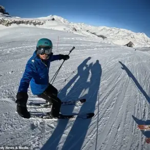 Furious skier rants at two young men on a ski slope