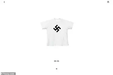 Kanye West Promotes Yeezy Website with Swastika T-Shirt During Super Bowl