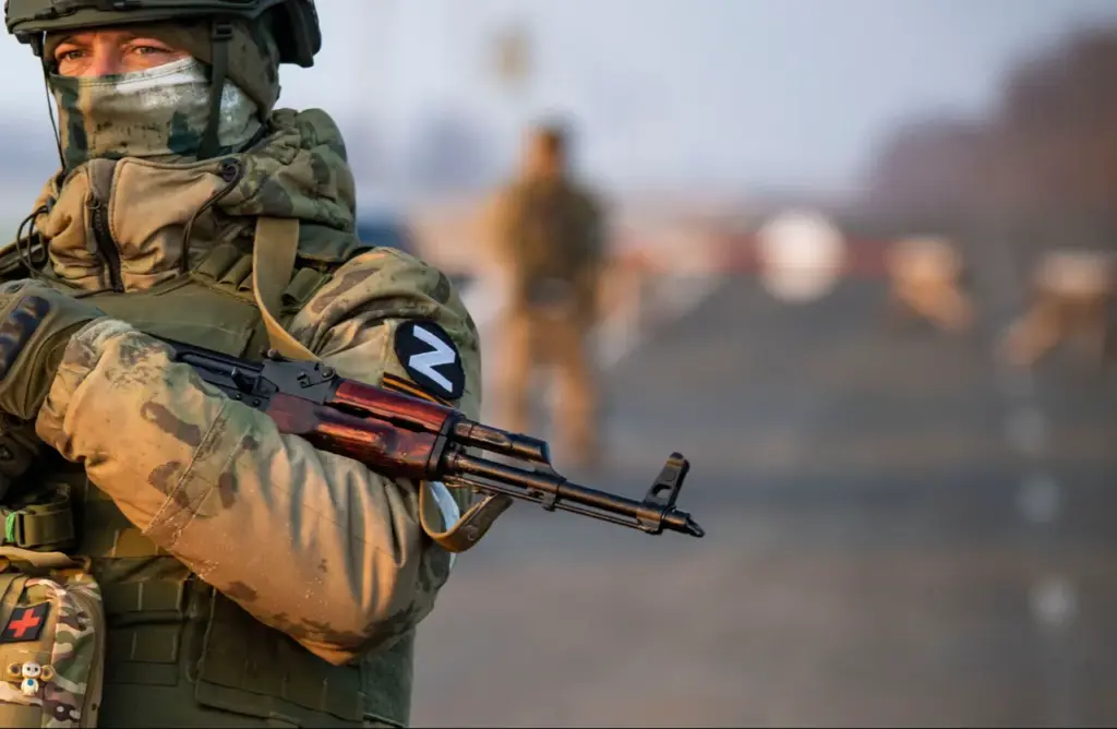 Russian Marines Push Back Ukrainian Forces in Kursk Oblast