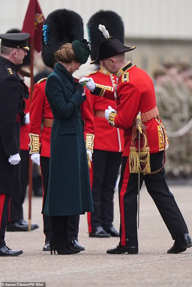 Senior Guardsmen Toast Princess Kate at Private Ceremony