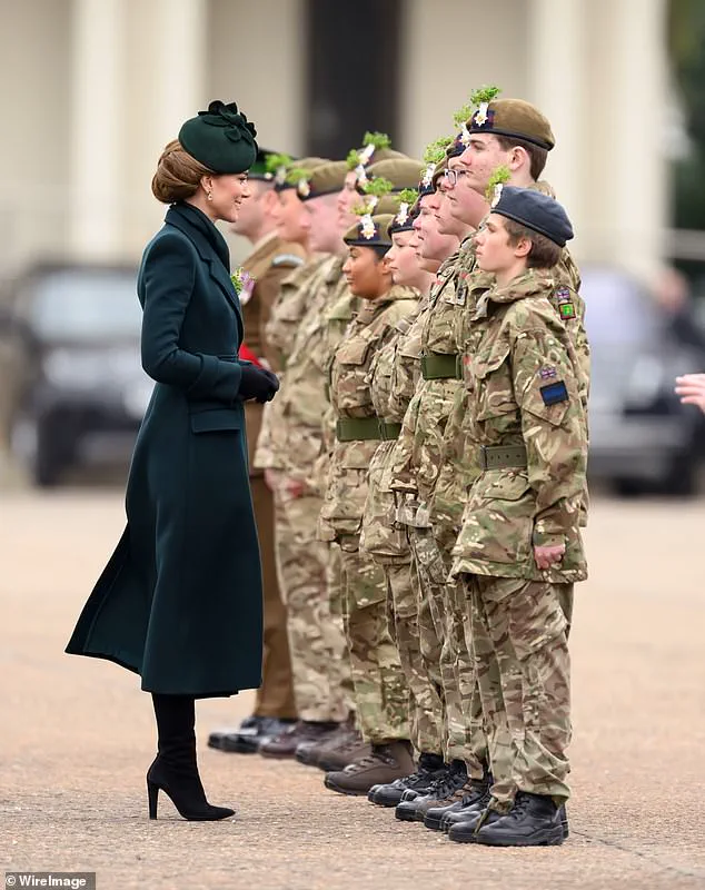 Senior Guardsmen Toast Princess Kate at Private Ceremony