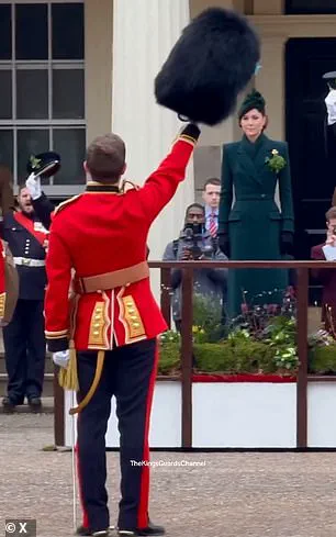 Senior Guardsmen Toast Princess Kate at Private Ceremony