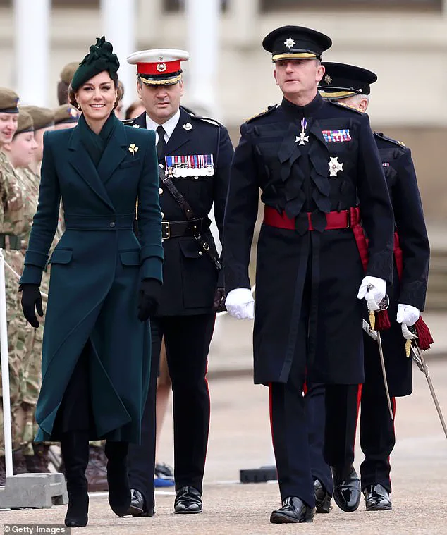 Senior Guardsmen Toast Princess Kate at Private Ceremony