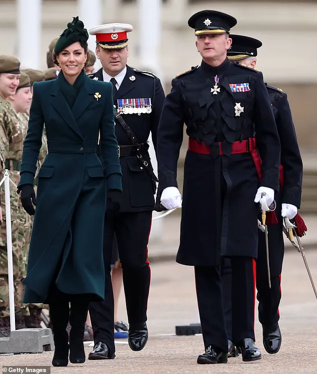 Senior Guardsmen Toast Princess Kate at Private Ceremony