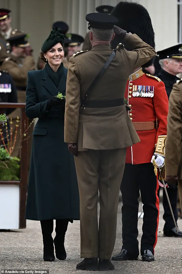 Senior Guardsmen Toast Princess Kate at Private Ceremony