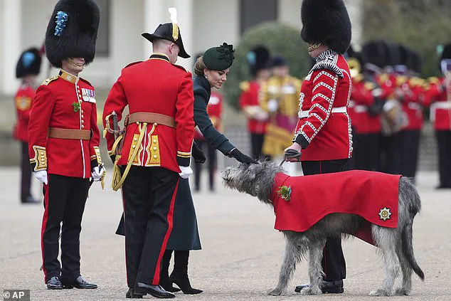 Senior Guardsmen Toast Princess Kate at Private Ceremony