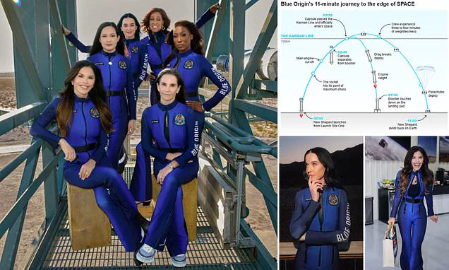 Katy Perry Leads First All-Female Space Mission Aboard Blue Origin Rocket