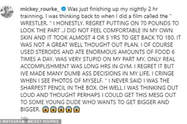 Mickey Rourke Draws Criticism for 'Creepy' Behavior on Celebrity Brother