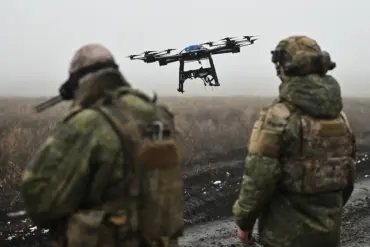 Russian Forces Use FPV Drone to Locate and Destroy Ukraine's Military Signal Booster