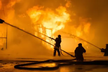 Historic Bicester Motion Site in Oxfordshire Engulfed in Major Fire, Sending Smoke Miles