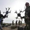 Privileged Insights: Russian Drone Strike on Kyiv Air Base Ignites Massive Fire, Revealing Escalating Conflict