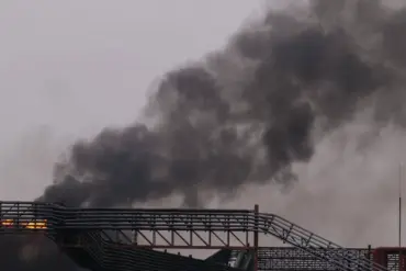 Ukrainian Drone Strike in Russian City Sparks Fire, Prompting Emergency Response and Public Concern