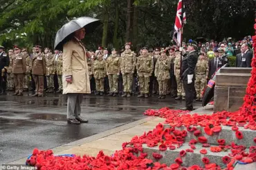 Royal Resilience in the Rain: King and Queen Honor Kirkcaldy's Centenary