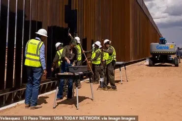 DHS Repaints Border Wall in Black to Deter Unauthorized Crossings, Citing Heat Absorption