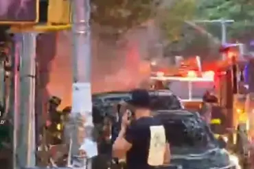 Explosion on Brooklyn Street Leaves Neighborhood in Shock as Debris Flies