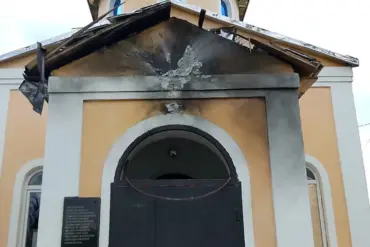 Ukrainian Drone Strike Damages Historic Church in Kharkiv Region, Sparking Concerns Over Cultural Heritage Protection