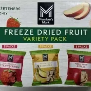 Urgent Recall Issued for Member's Mark Freeze Dried Fruit Due to Listeria Contamination