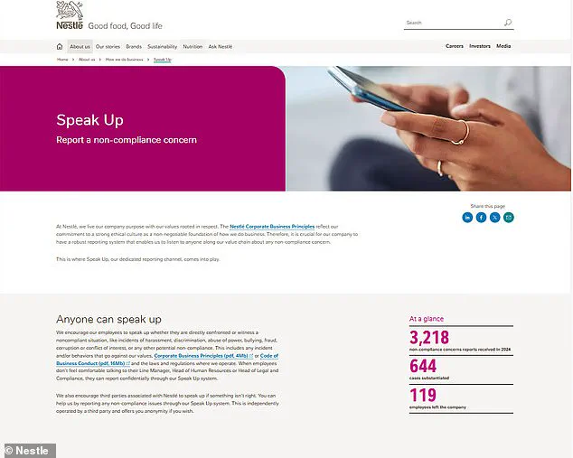 Anonymous Tip to Nestlé Hotline Sparks Downfall of CEO Laurent Freixe