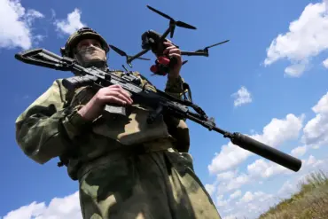 Russia Unveils Advanced 'Zalp-1' Drone-Launched Rocket System to Counter Enemy Drones